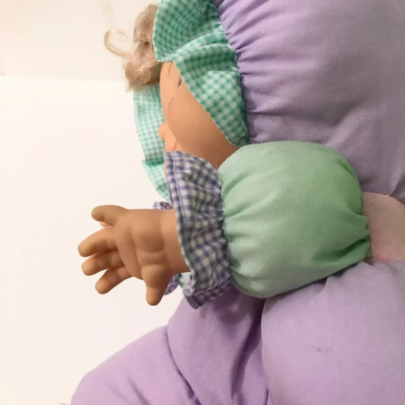 Vintage Doll Soft  Stuffed Squeaker Plush Cloth 14 Inch Puffalump Style - Picture 11 of 16